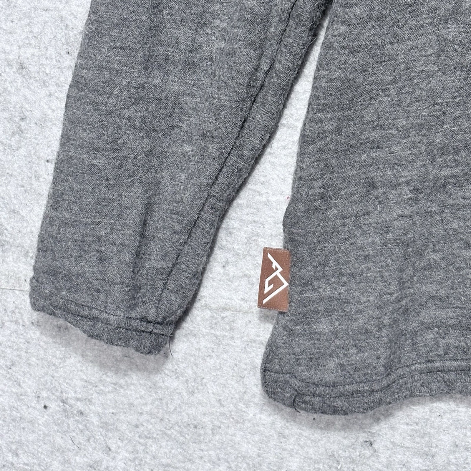 Appalachian Gear Co 100% Peruvian Alpaca Hoodie Women's L Gray Usa Lightweight — image 3 of 8